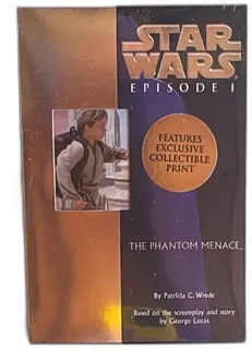 Star Wars Episode I Phantom Menace Sealed Book Exclusive Collectible Print