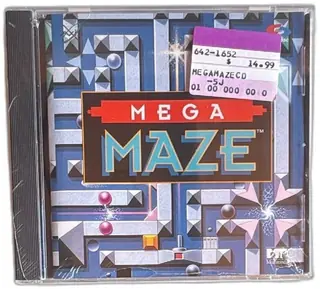 Mega Maze PC CD-ROM 1994 Capitol Multimedia Sealed Vintage DOS Game