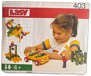 Lasy 403 Construction Building Set Maxi Midi West Germany Vintage Boxed