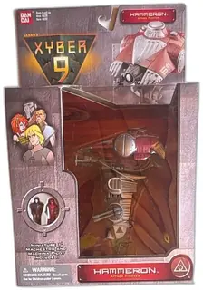 Bandai Xyber 9 New Dawn Hammeron Attack Fighter Vehicle 1999 Sealed With Figures