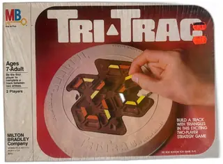 Vintage Milton Bradley TriTrac Sealed Two Player Strategy Board Game