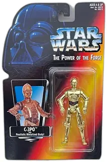 Star Wars Power Of The Force C3PO Action Figure 1995 Kenner Carded New