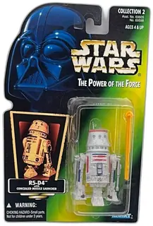 Star Wars Power Of The Force R5-D4 Concealed Missile Launcher Kenner 1996 New