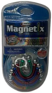 RoseArt Magnetix Translucent Flextors 22 Piece Magnetic Building Set New