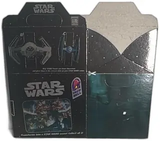 1996 Star Wars Taco Bell Special Trilogy Edition Collectible Kids Meal Box Scene B