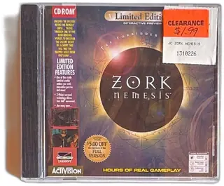 Zork Nemesis Limited Edition Interactive Preview CD-ROM 1996 Activision Sealed