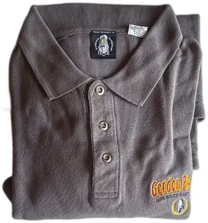 Gordon Biersch Brewery Restaurant Brown Polo Shirt XL 100 Percent Cotton Unused Vinta