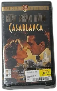 Casablanca Special Edition VHS Sealed Warner Bros 1999 Collectible Classic