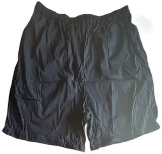 Jerzees Black Cotton Boxer Shorts Size Large Elastic Waistband Made In Mexico