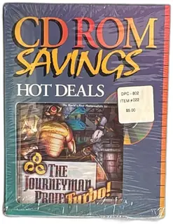 CD ROM Savings Hot Deals Journeyman Project Turbo Sealed Vintage PC Game Lot