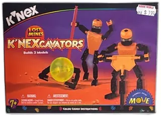 KNEX Lost Mines KNEXcavators 10820 Vintage 1998 Set 112 Pieces New Sealed
