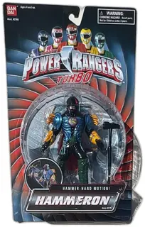 Power Rangers Turbo Hammeron Evil Space Alien Action Figure Bandai 1997 MOC