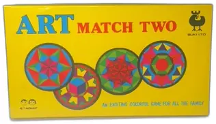 Art Match Two Memory Game 1988 Buki Toys Israel 60 Card Set