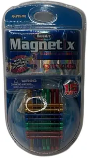 RoseArt Magnetix Extenders Magnetic Building Set 15 Pieces New Sealed