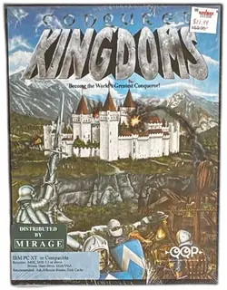 Conquered Kingdoms IBM PC 3.5 HD Sealed 1992 QQP Strategy Game Mirage