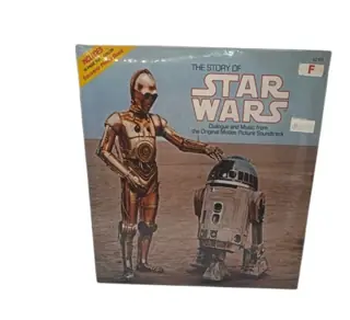 The Story Of Star Wars LP Vinyl Record Sealed 1977 Buena Vista 16 Page Book
