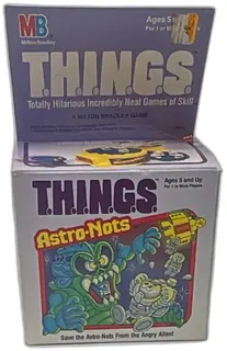 1987 Milton Bradley THINGS AstroNots Game Complete Skill Board Game Vintage