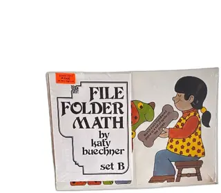 File Folder Math Set B by Katy Buechner Vintage Educational Activity Sealed