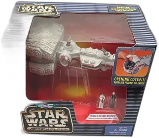 Star Wars Micro Machines Action Fleet Rebel Blockade Runner 1997 Princess Leia