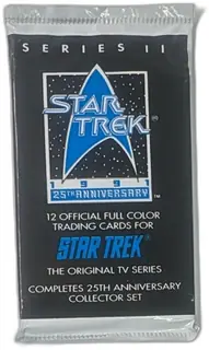 Star Trek 25th Anniversary Series II Trading Cards 1991 Unopened Pack