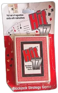 Hit 17 Blackjack Strategy Game 1992 Ken Touroo Megatoys Vintage Sealed Cards
