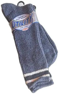 Dayton Hudson Utility Mens Knit Socks Blue Size 10-13 Vintage 1999 New Old Stock