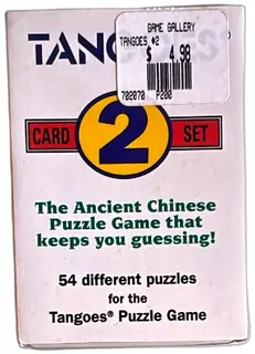 Tangoes Card Set 2 Puzzle Game 54 Challenge Cards Ancient Chinese Tangram 1990s