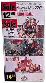 Thunderball James Bond 007 Sean Connery MGM UA Home Video VHS New Sealed 1993