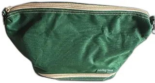 Bowling Green Geoffrey Beene Green Nylon Dopp Kit Travel Shaving Toiletry Bag Vintage