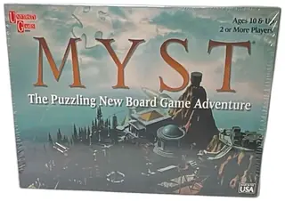 Myst Board Game 1998 University Games Sealed New Puzzle Adventure Ages 10 Up
