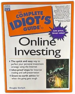 Complete Idiots Guide To Online Investing 1999 Que Douglas Gerlach Paperback Book