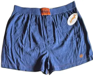 Utility Super Duty Blue Heather Mens Boxer Shorts Size Large 100 Percent Cotton Tags