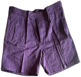 Eddie Bauer Plain Front Plum Walk Short Men's Size 36 Vintage 100 Percent Cotton New