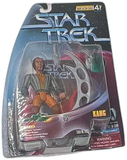 Star Trek Warp Factor Series 4 Kang Action Figure Playmates 1998 New Sealed