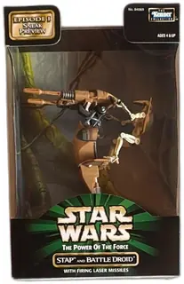 Star Wars Power Of The Force STAP And Battle Droid Kenner 1998 New Sealed