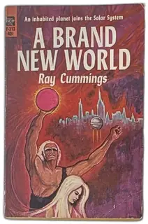 A Brand New World Ray Cummings 1964 Ace Books Vintage Sci Fi Paperback F-313