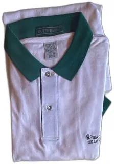 Outer Banks Sybase Powersoft 1997 Latin America Meeting Polo Shirt XLarge White Green