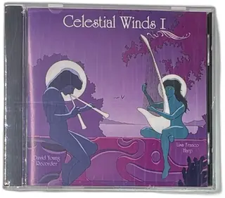 Celestial Winds I CD David Young Recorder Lisa Franco Harp 1994 Universal