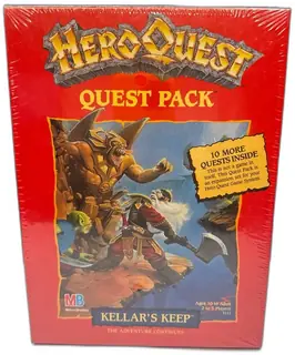 HeroQuest Quest Pack Kellar’s Keep 1991 Sealed Expansion Milton Bradley