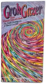 GrokGazer VHS Visual Concert Hall by Todd Rundgren David Levine 1990 LandyVision