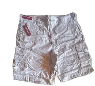 Merona Men’s Cargo Shorts Size 40 Beige 100 Percent Cotton New With Tags Summer Casua