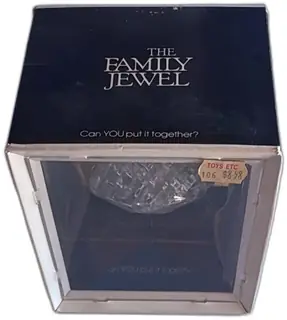 1982 MagNif The Family Jewel 3D Crystal Jigsaw Puzzle 40 Piece Vintage Boxed