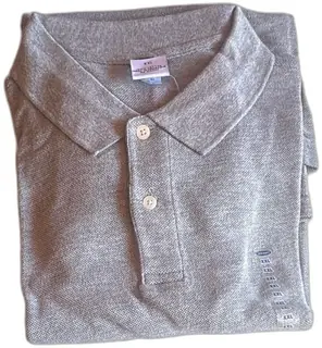 Old Navy Men’s Polo Shirt XXL Gray Cotton Short Sleeve New With Tags