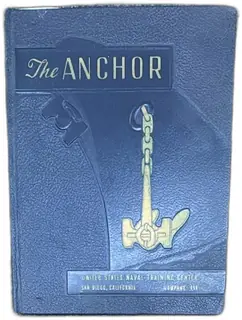 1950s US Naval Training Center San Diego The Anchor Company 416 Yearbook Vintage