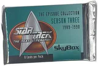 Star Trek Next Generation SkyBox Trading Card Pack Season 3 1989-1990