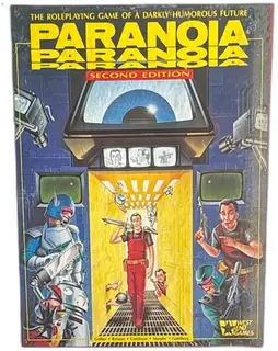 Paranoia Second Edition 1987 Boxed Roleplaying Game West End Games Sealed