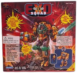 Exosquad 1994 Rita Torres Figure Field Sergeant E-Frame Playmates New Sealed