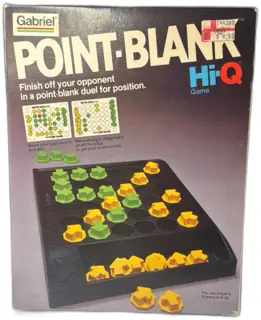 Gabriel Point-Blank Hi-Q Board Game 1979 Complete CBS Toys Vintage
