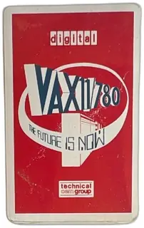 Vintage VAX 11/780 The Future Is Now Digital Technical OEM Group Playing Cards Sealed