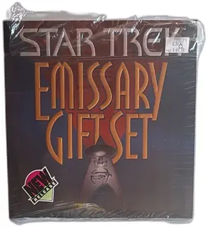 Star Trek Emissary Gift Set Deep Space Nine VHS CD-ROM Audio 1995 Complete